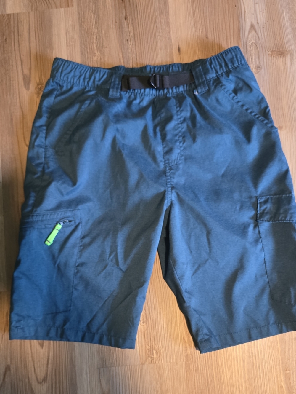 Boys Dark Blue Wrangler Cargo Shorts with Elastic/Adjustable Waist
